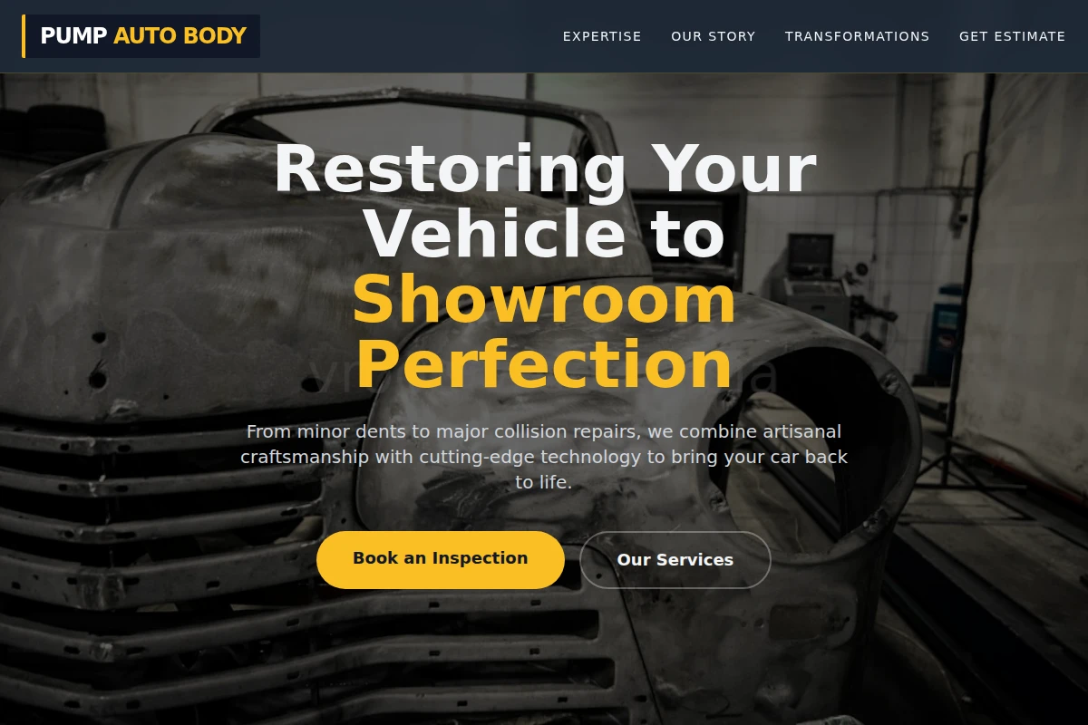 Pump Auto Body