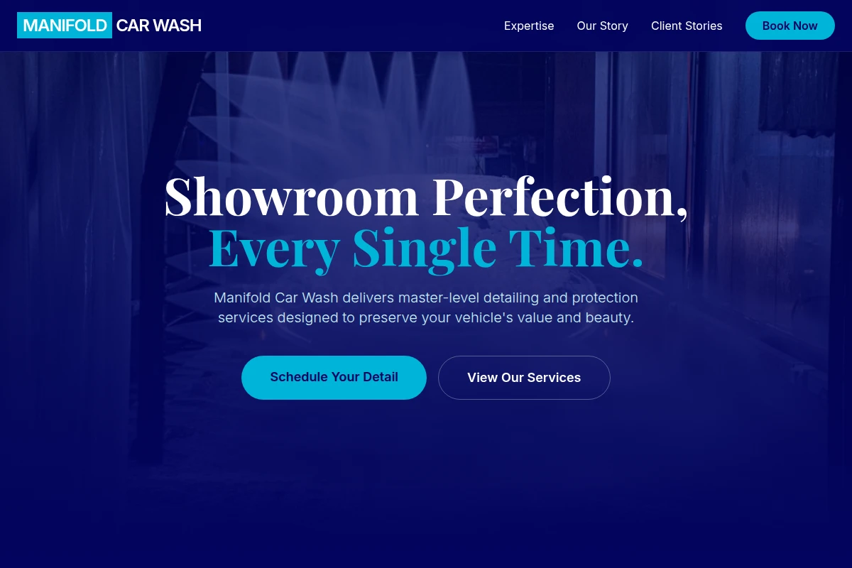 Manifold Car Wash