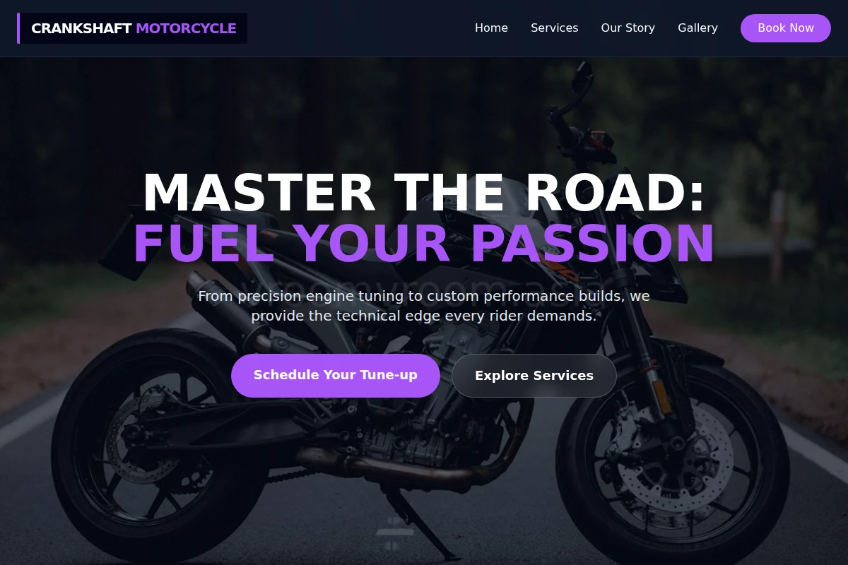 Crankshaft Motorcycle
